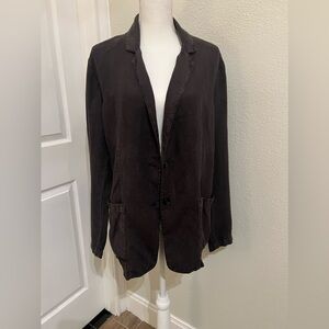 Velvet dark brown blazer size medium